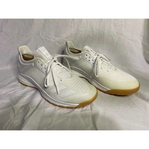 NEW Adidas Boost Crazyflight X Tennis Shoe White / Cream Size M9 W11